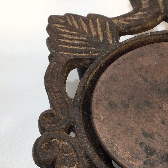 Antique Cast Iron Electric Trivet Works Perfectly! - Picture 9 of 13